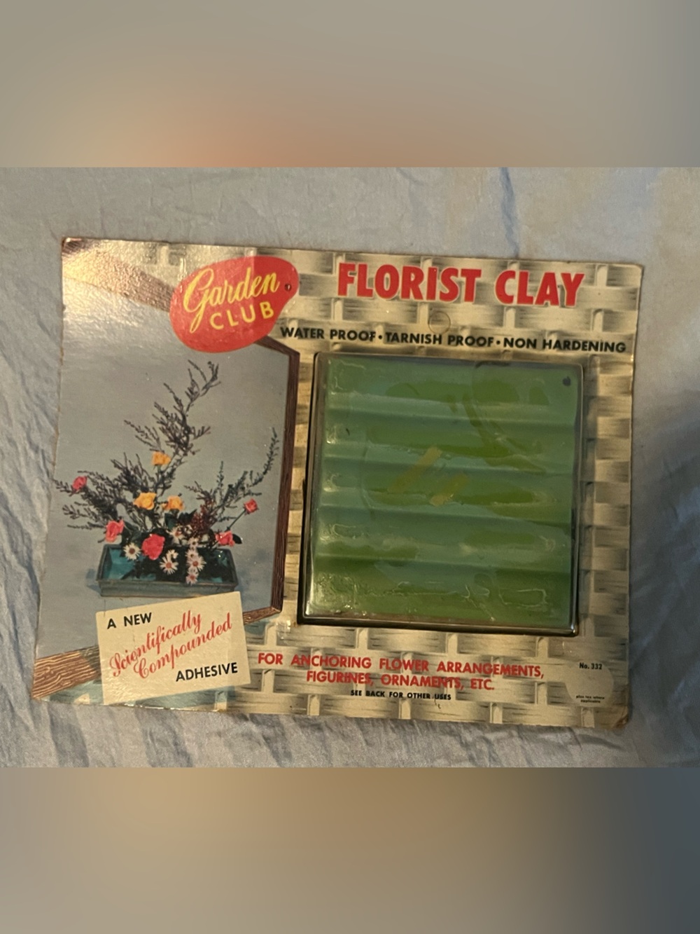 Garden Club Florist Clay - Green Floral Adhesive